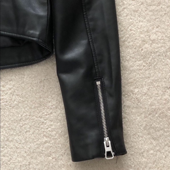 Faux Leather Biker Jacket - Picture 4 of 4